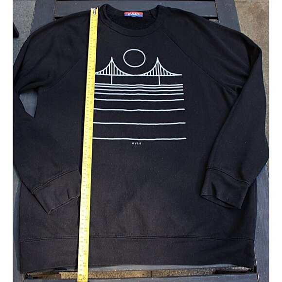 Culk - "Minimal Bridge" Unisex Crewneck Sweatshirt in Black, Large or XL - Picture 5 of 8